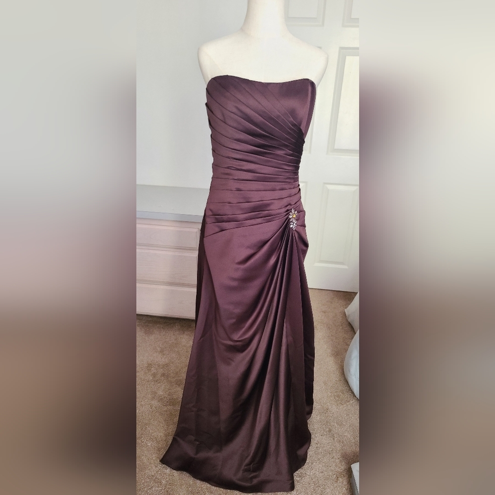 Evening Gown chocolate brown
